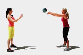 Throw Catch With Medicine Ball