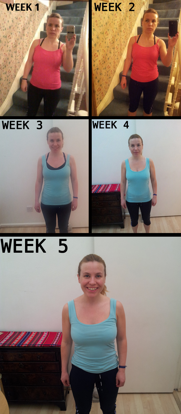 weeks 1 to 5