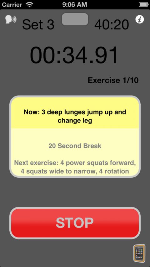 hiit screen