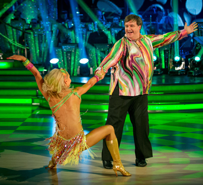 Mark Benton and partner Iveta Lukosiute