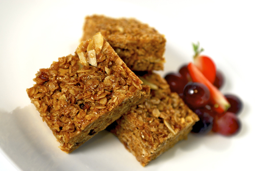 Cherry and Almond Flapjack