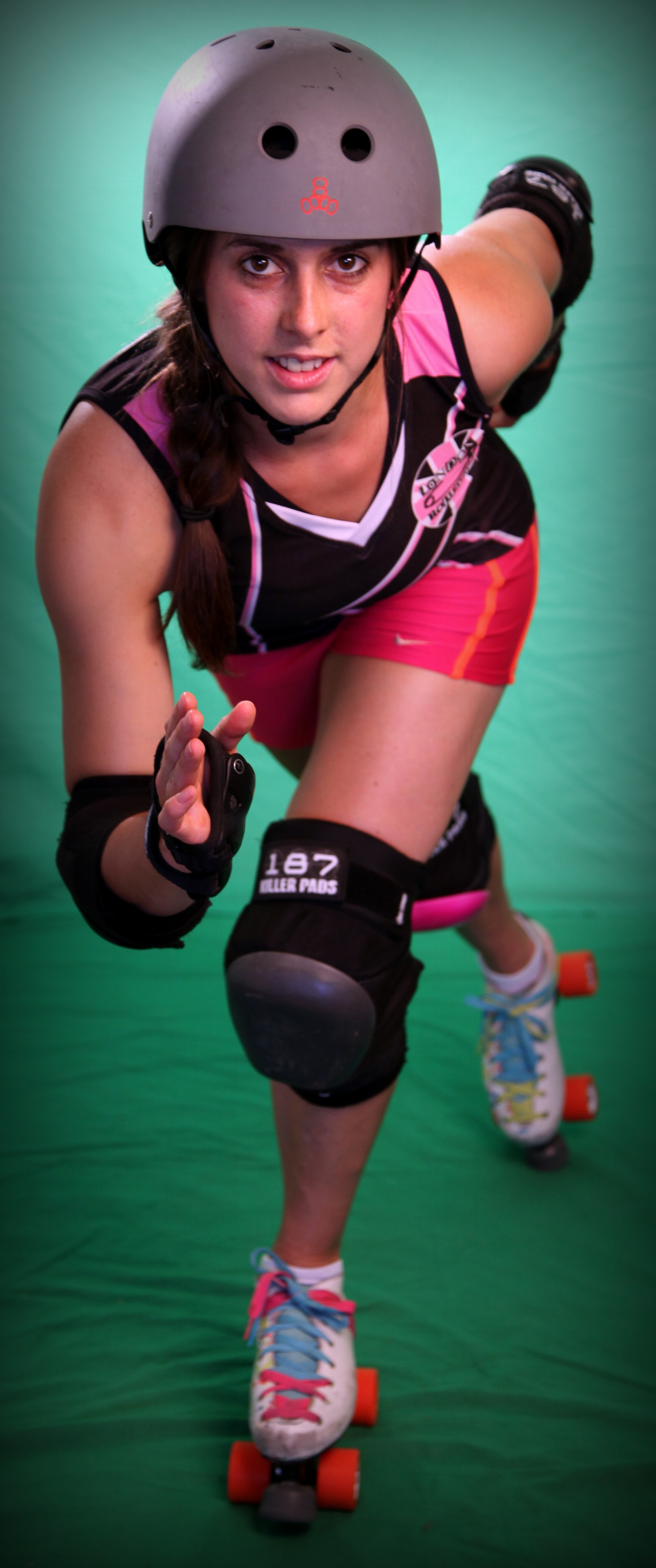 Jessica McCarroll, 27, AKA Rouge Runner, London Brawling Jammer.