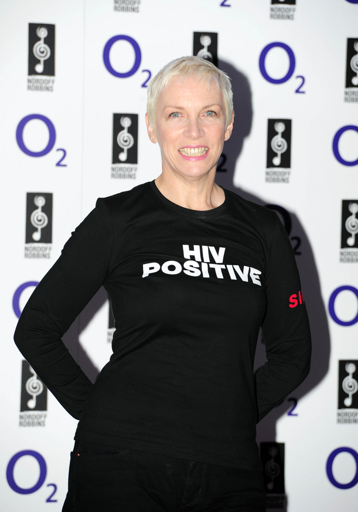 Singer and HIV campaigner Annie Lennox, who is married to Dr Besser