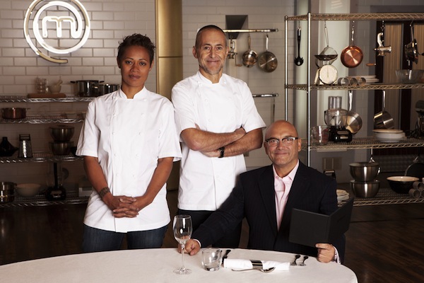 Masterchef judges Monica Galetti, Michel Roux and Gregg Wallace