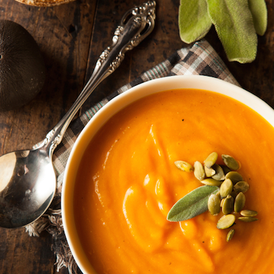 Butternut flu fighting soup by Dale Pinnock