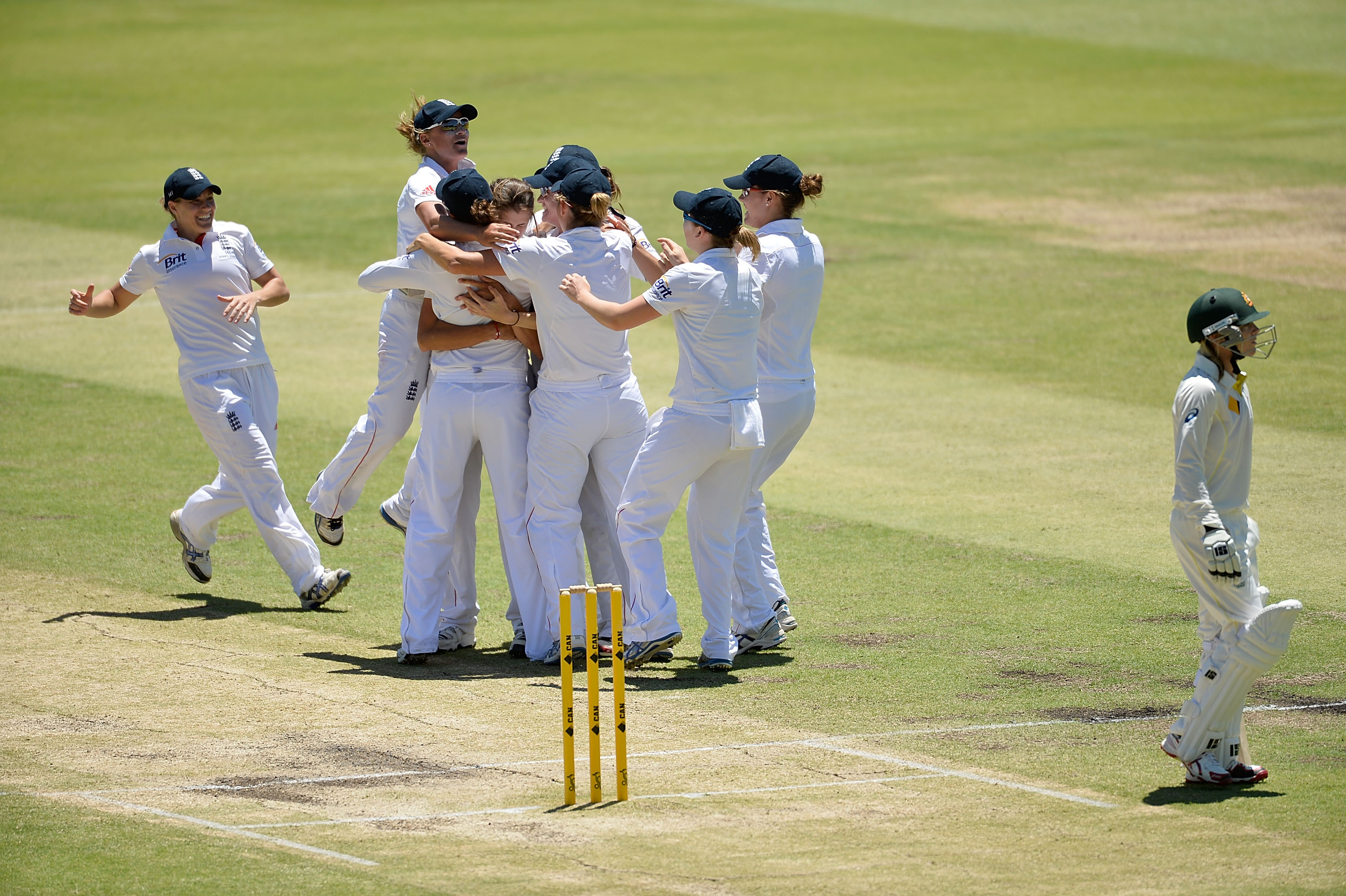 Australia v England - Women's Test Match, England celebrate