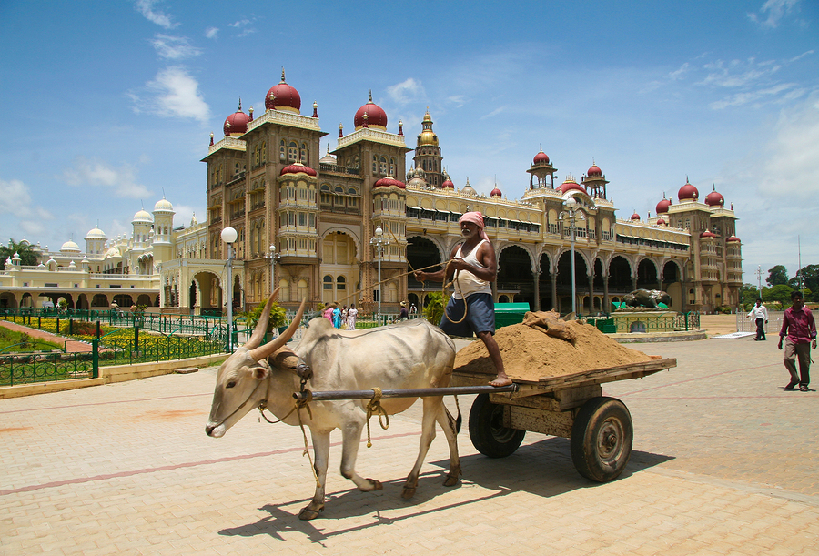 Mysore, the city in India where yogi Sri K. Pattabhi Jois first started teaching the system 