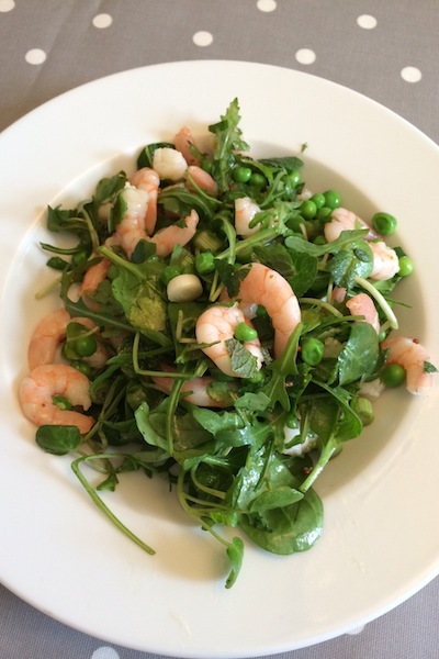 CAROrocket and prawn_salad