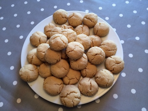 The smell of cookies (not the Reboot menu) the au pair and the kids made wafted up to Caro's office just as she was fancying a 4pm snack…say it with us Caro: 'Almonds are my friend.'