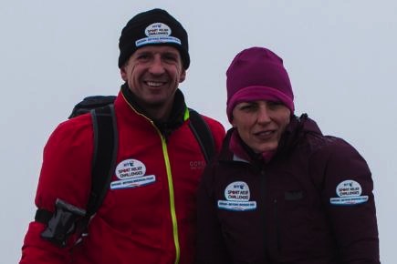 Davina with her trainer, Greg Whyte