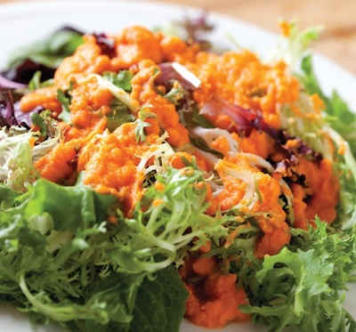 salad with orange dressing