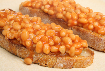 Baked beans on toast