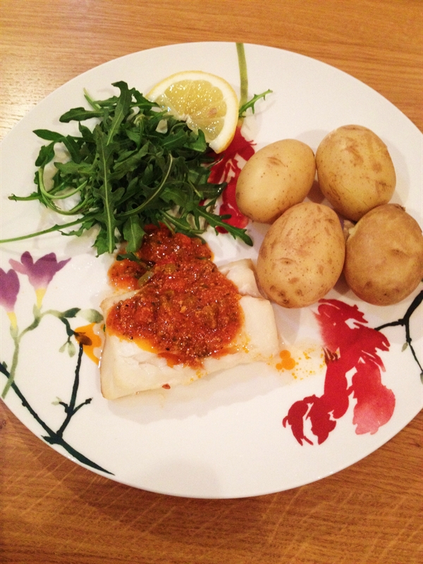 The Cod Loin with Sunblush Tomato dressing was a real winner. 