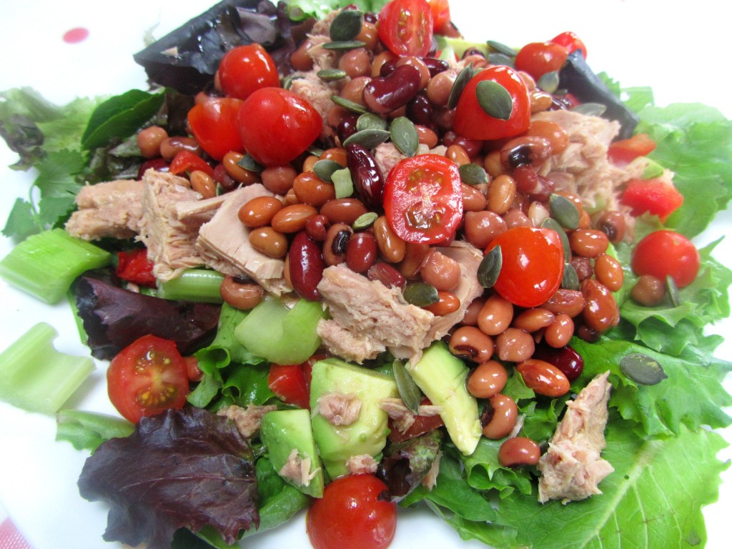 tuna and mixed bean salad