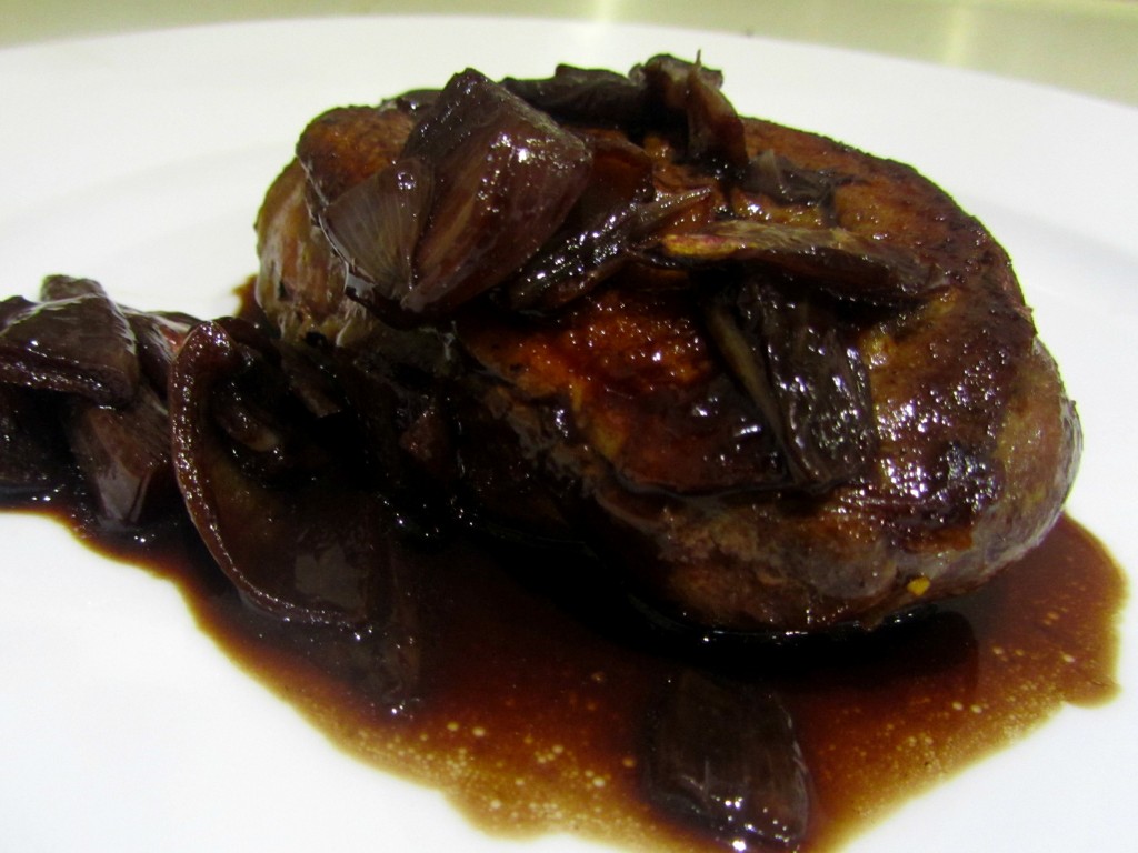 duck with a red wine and port reduction