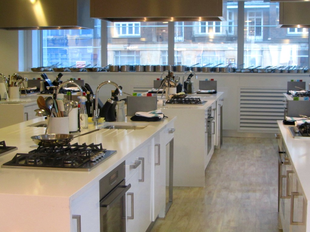 Waitrose Cookery School kitchen