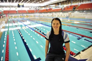 Olympic swimmer Kate Haywood who is offering a chance to train like an athletes in her Wandsworth sessions