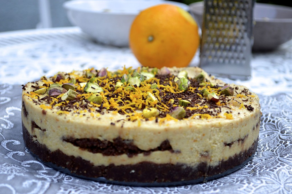 chocolate orange cheat cake paleo