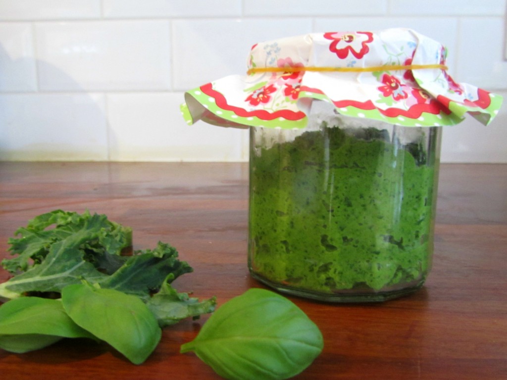 herby kale pesto