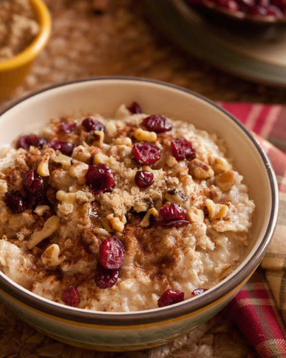 porridge dried fruit