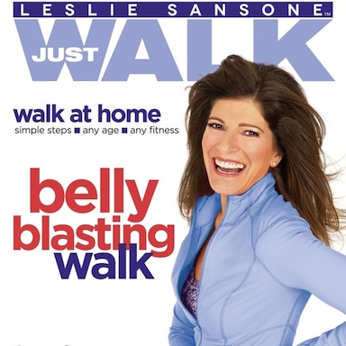 Leslie Sansone dvd cover, Belly Blasting Walk DVD Review, by Healthista.com