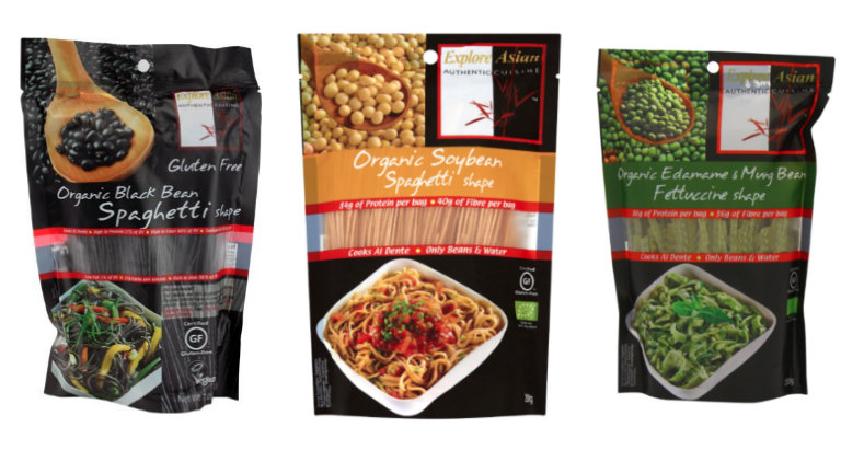 Black bean, soybean and edamame and mung bean pasta, we love: Explore Asian, by Healthista.com