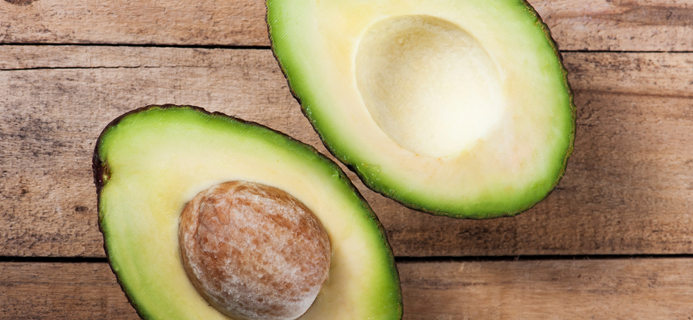 avocado halves, high fat diet by healthista.com