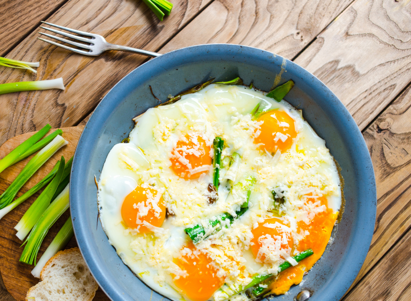 scrambled eggs, high fat diet by healthista.com