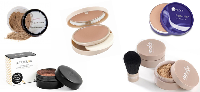 Foundation powders, by Healthista.com