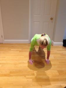 Side Lunge to plank, by Healthista.com