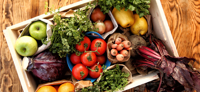 groceries on weed table, grocery list to help fight fatigue by healthista.com