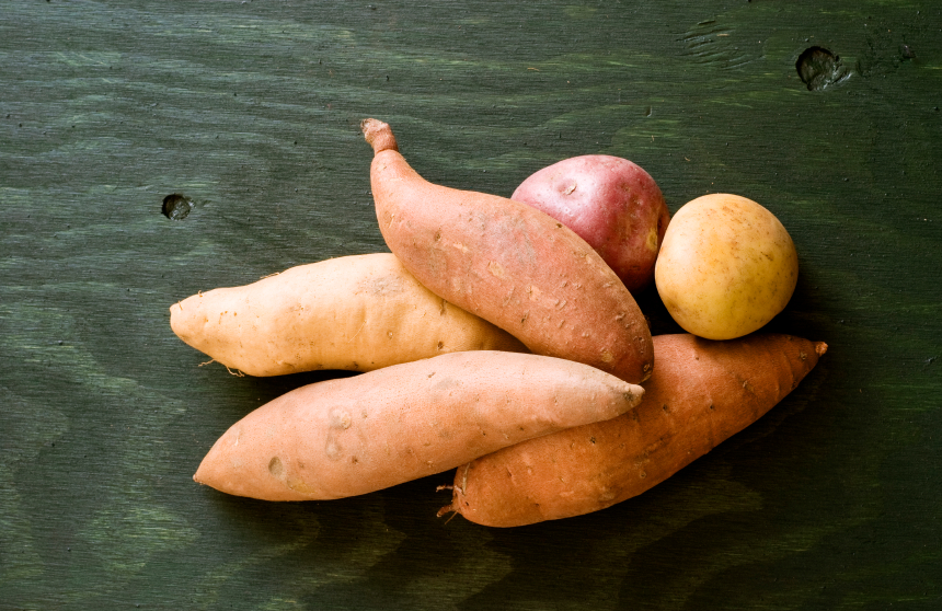 sweet potatoes, grocery list to help fight fatigue by healthista.com