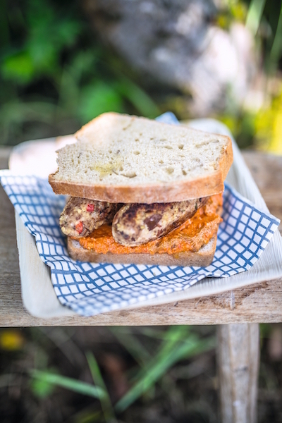 Chestnut Millet and Sage Sausages with Homemade raw Ketchup, by Healthista.com