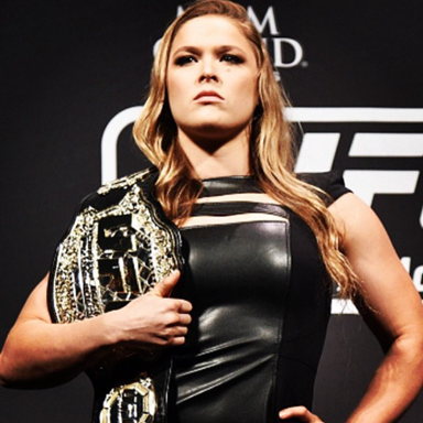 ronda rousey belt, women and boxing by healthista.com