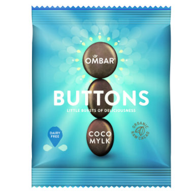 ombar buttons, The vegan chocolate we're in love with at the moment by Healthista.com