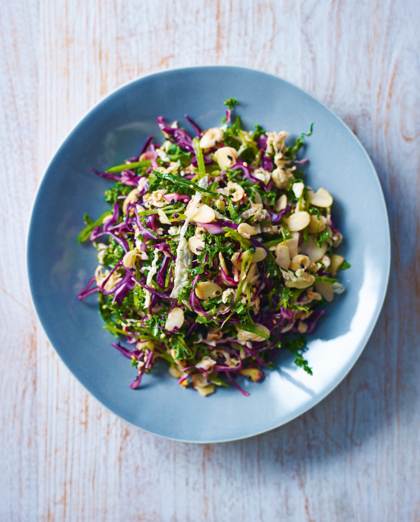 chinese rainbow coleslaw, quick clean eating recipes by healthista.com