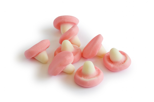 pink mushroom candy, Confessions of the world's fussiest eater by Healthista.com