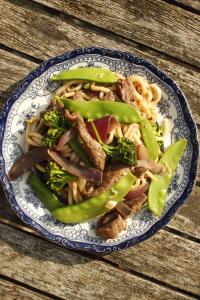 Beef and Udon stiry-fry, recipes, by healthista.com