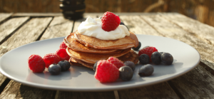 Protein pancakes, by healthista.com, slider