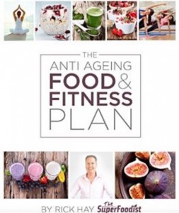 The Anti Ageing food & fitnes plan, book cover, by healthista.com