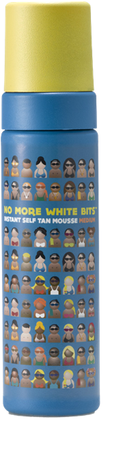 No More White bits, fake tans, by healthista.com