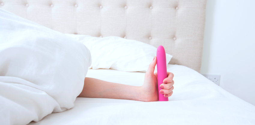 vibrator in bed reader question on orgasms, by healthista.com