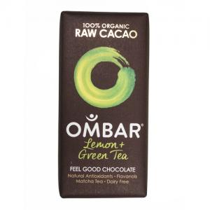 Ombar lemon and green tea, best vegan chocolate, by healthista.com