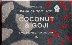 pana coconut and goji, best vegan chocolate, by healthista.com