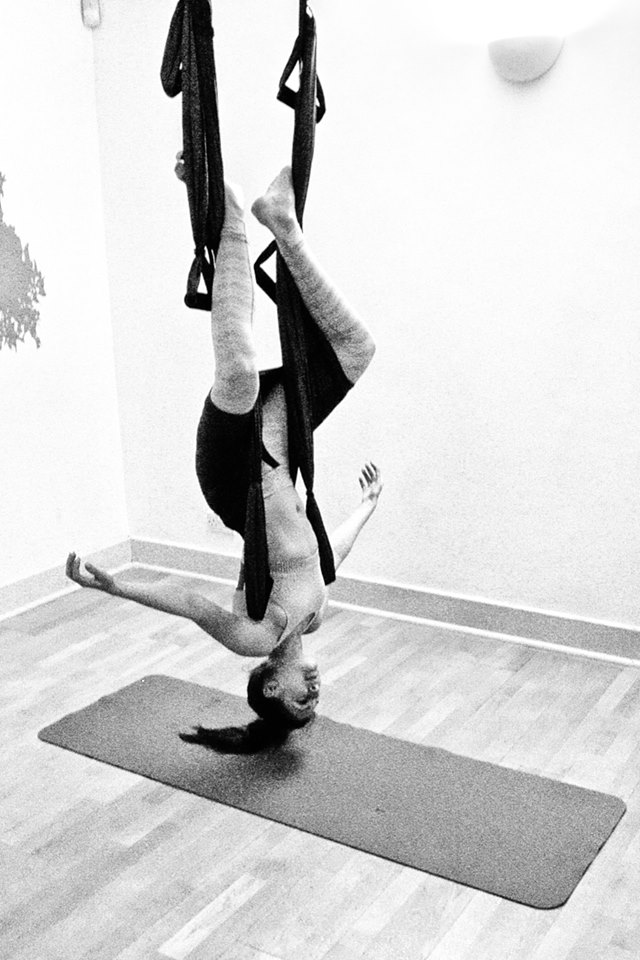 REVIEWED Aerial yoga the exhilarating new yoga class celebrities are