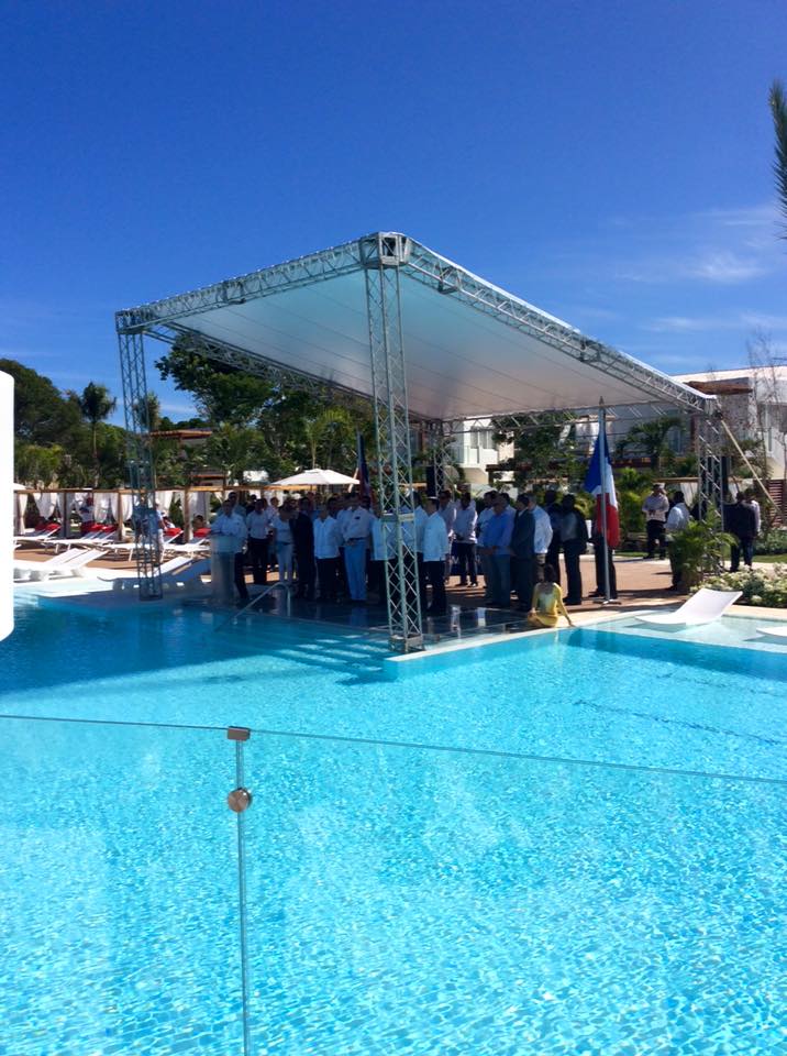 dominican republic president opening the punta cana resort