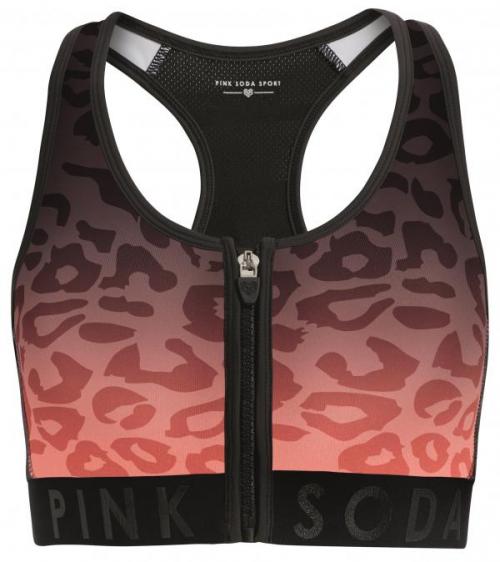 Pink Soda Sport Leopard Zip Bra £20, Pink Soda Sport Collection by healthista.com.jpg