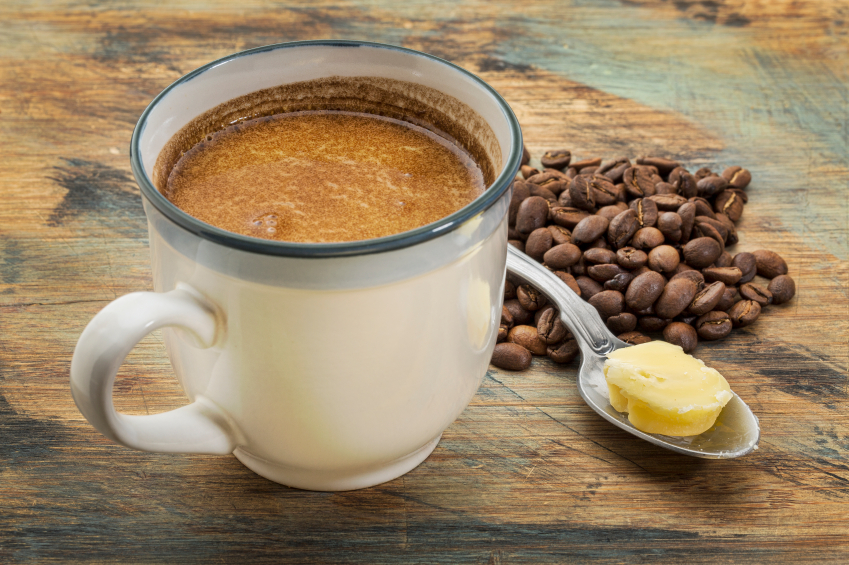 cup of fatty coffee with butter Health trends in 2016 by Healthista