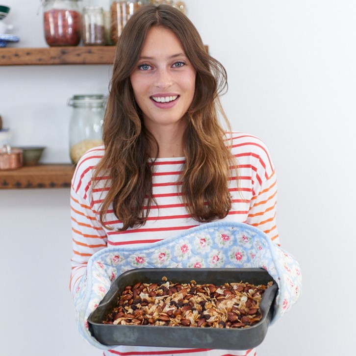 Ella with trail mix a day in the life of deliciously ella by healthista