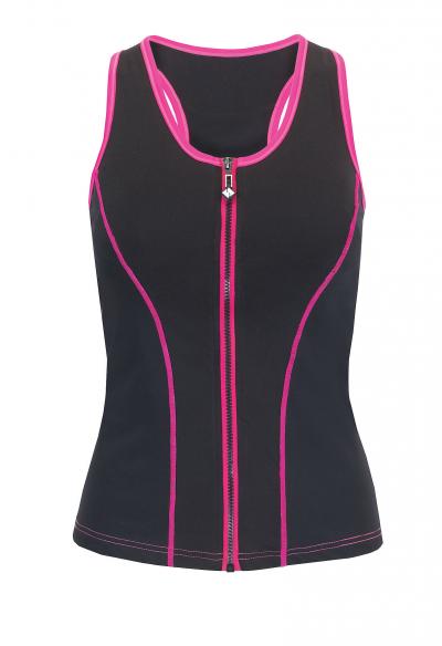 stae fit PINK PIPING Top best gym wear by Healthista